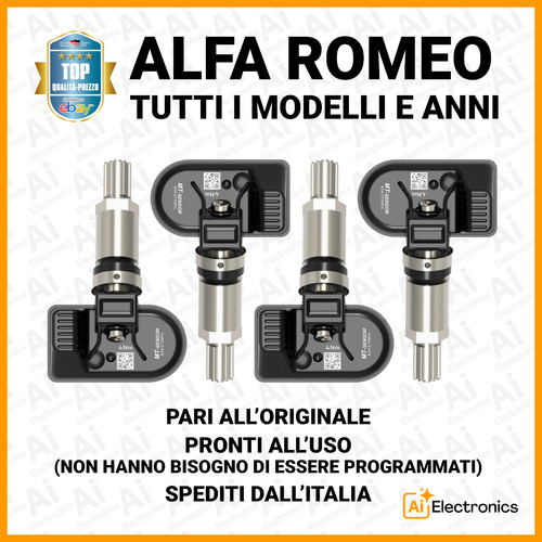 Sensori tpms alfa romeo - 4x,